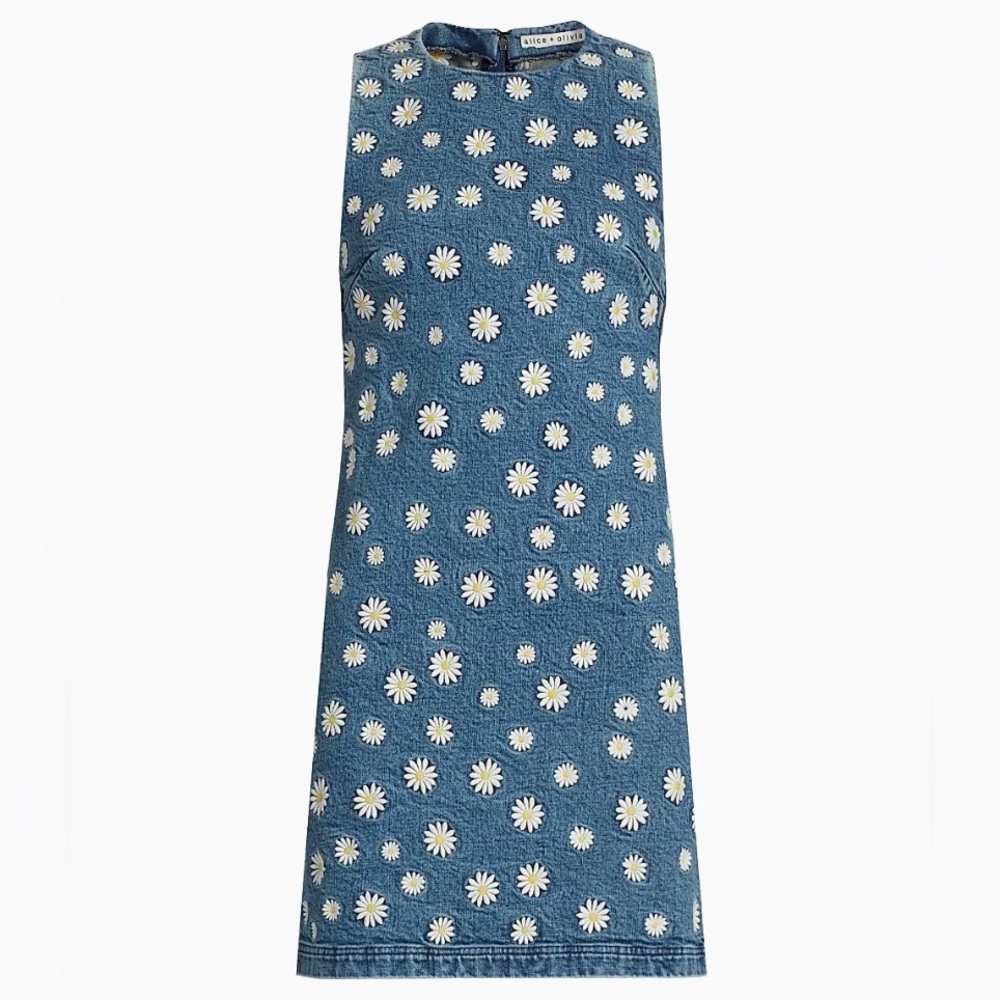 Alice + Olivia Wynell Daisy Bodycon Minidress - Picture 7 of 10